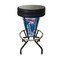 Holland Bar Stool Co Lighted U.S. Coast Guard 30" Swivel Bar Stool L500030CstGrdBlkVinyl - alternate 1